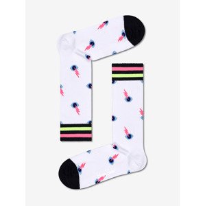 Happy Socks I See You Thin Crew Ponožky Biela