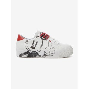 Desigual Street Mickey Tenisky Biela