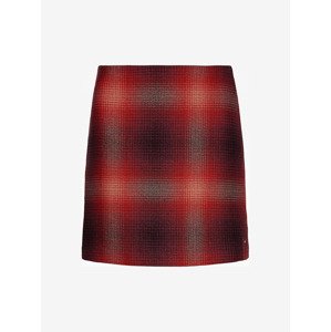 Tommy Hilfiger Wool Shadow Check Short Sukňa Červená