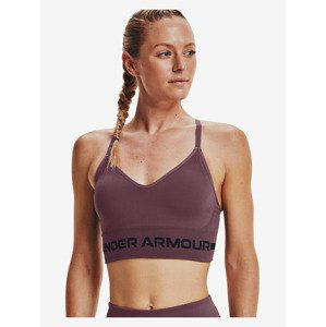 Under Armour Seamless Low Long Sports Podprsenka Fialová