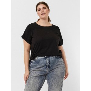 Vero Moda Curve Ellen Blúzka Čierna