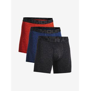 Under Armour Charged Cotton® Boxerky 3 ks Čierna Modrá Červená