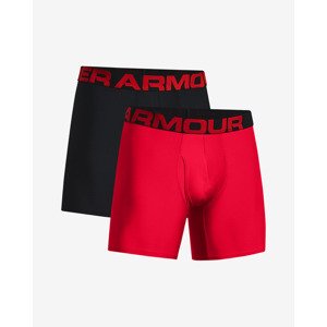 Under Armour Tech™ 6" Boxerky 2 ks Čierna Červená