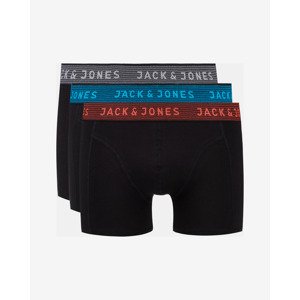 Jack & Jones Boxerky 3 ks Čierna