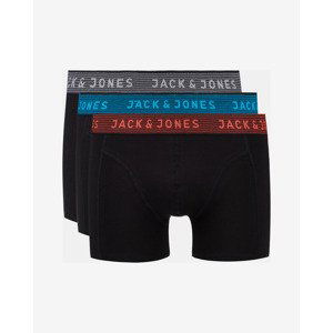 Jack & Jones Boxerky 3 ks Čierna