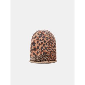 Desigual Animal Patch Gorro Čiapka Hnedá