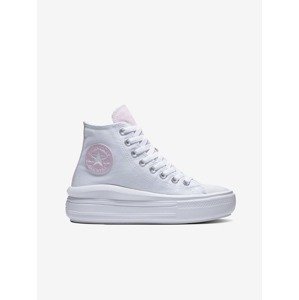 Converse Chuck Taylor All Star Move Floral Fusion Platform Tenisky Biela