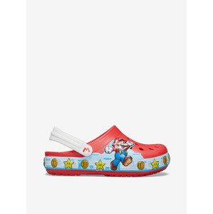 Crocs FL Super Mario Lights CgK Crocs detské Červená