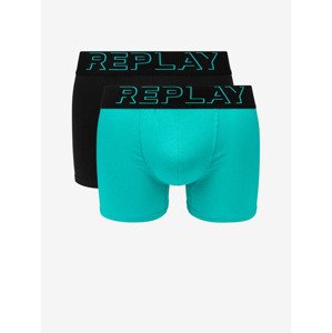 Replay Boxerky 2 ks Zelená