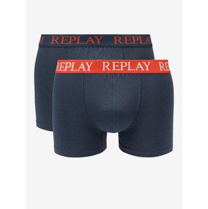 Replay Boxerky 2 ks Modrá