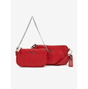 Guess Arie Double Pouch Crossbody Kabelka Ružová