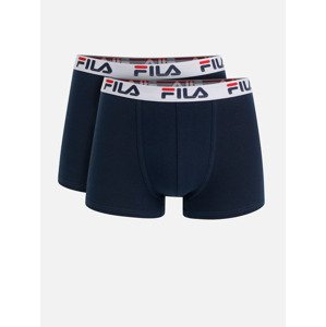 FILA Boxerky 2 ks Modrá