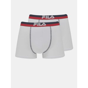 FILA Boxerky 2 ks Biela