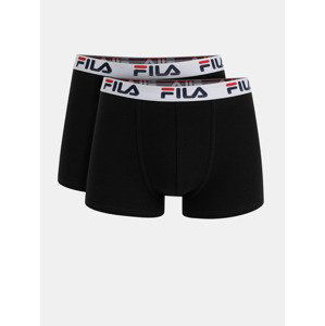 FILA Boxerky 2 ks Čierna