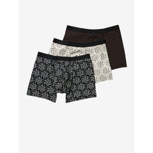 Scotch & Soda Boxerky 3 ks Čierna