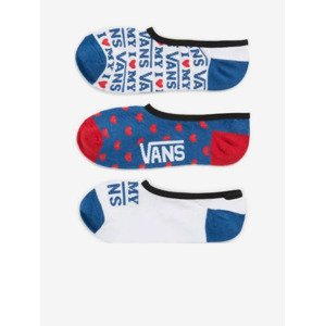 Vans 6.5-10 Brightc Multi Ponožky 3 páry Ružová