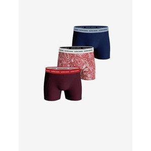 Björn Borg Essential Boxer Boxerky 3 ks Červená