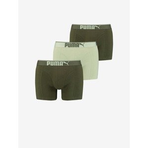 Puma Boxerky 3 ks Zelená