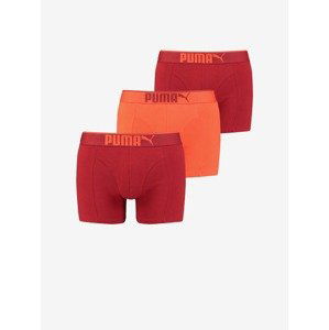 Puma Boxerky 3 ks Oranžová