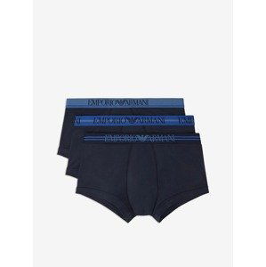 Emporio Armani Boxerky 3 ks Modrá