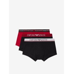 Emporio Armani Boxerky 3 ks Čierna