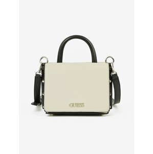 Guess Tia Double Flap Crossbody Kabelka Biela