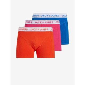 Jack & Jones Fluorescent Boxerky 3 ks Oranžová