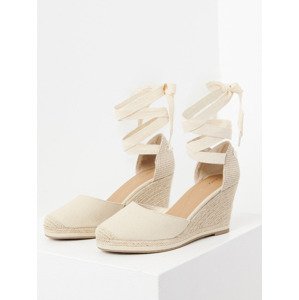 CAMAIEU Espadrilky Biela