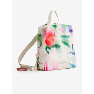 Desigual Focus Floral Arty Sumy Mini Batoh Biela