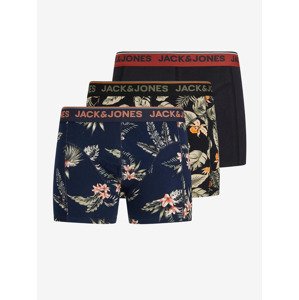 Jack & Jones Boxerky 3 ks Čierna