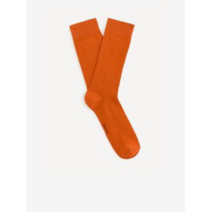 Celio Supima® Ponožky Oranžová