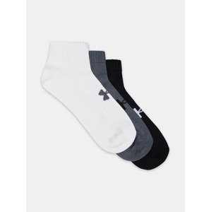 Under Armour UA Core Low Cut Ponožky 3 páry Biela