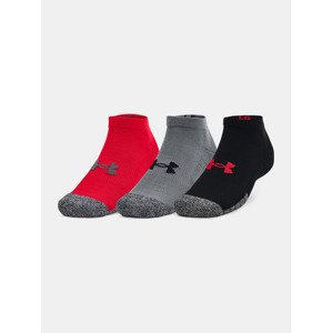 Under Armour UA Heatgear Low Cut Ponožky 3 páry Červená