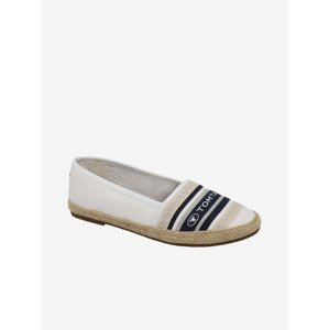 Tom Tailor Espadrilky Biela