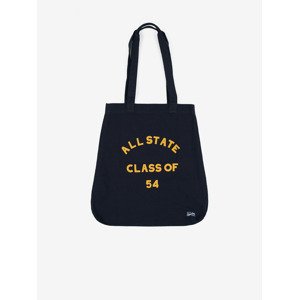 SuperDry Elsie Canvas Graphic Tote Kabelka Modrá