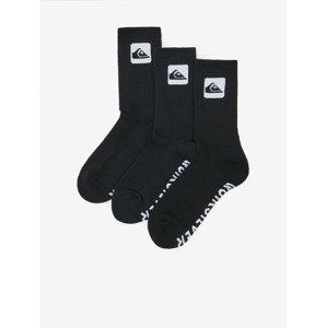Quiksilver Ponožky 3 páry Čierna