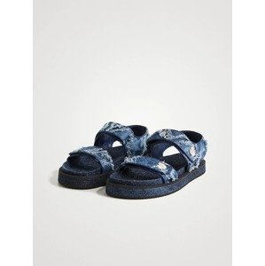 Desigual Sandal Flat Sandále Modrá