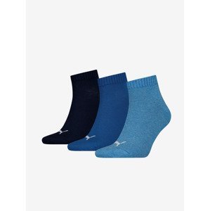 Puma Ponožky 3 páry Modrá