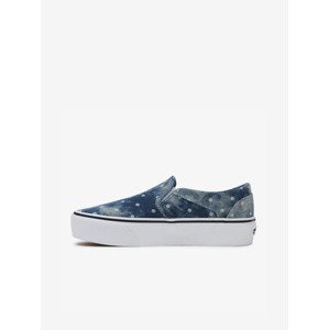 Vans Asher Platform Slip On Modrá