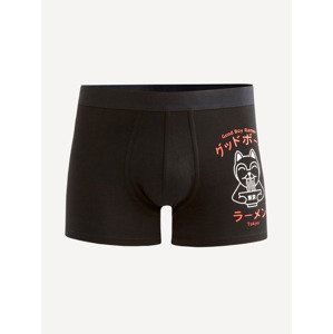 Celio Good Boy Ramen Tokyo Boxerky Čierna