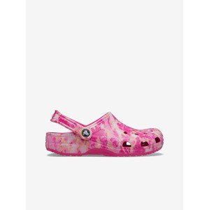 Crocs Classic Bleach Dye Clog Šľapky Ružová