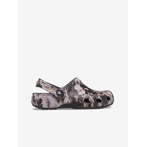 Crocs Classic Bleach Dye Clog Šľapky Čierna