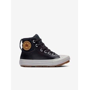 Converse Chuck Taylor All Star Berkshire Boot Leather Tenisky dětské Čierna