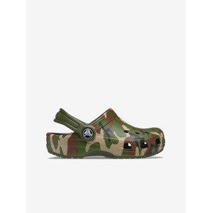 Crocs Classic Printed Clog K Crocs detské Zelená