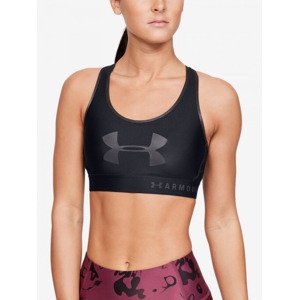 Under Armour Armour Mid Keyhole Graphic Podprsenka Čierna