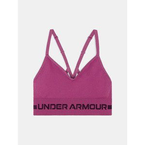 Under Armour Seamless Low Long Športová podprsenka Ružová