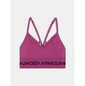 Under Armour Seamless Low Long Športová podprsenka Ružová