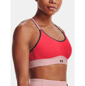 Under Armour UA Infinity Mid Bra Blocked Športová podprsenka Červená