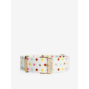 Vuch Rose Gold Dots Opasek Biela