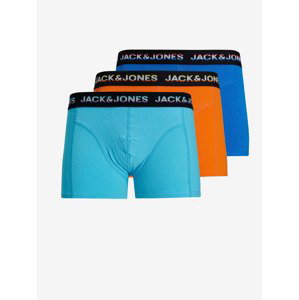Jack & Jones Cheat Wave Boxerky 3 ks Modrá